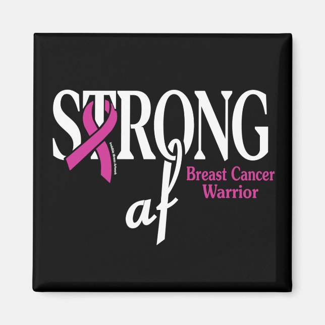 Íman STRONG af...Cancer de mama (Frente)