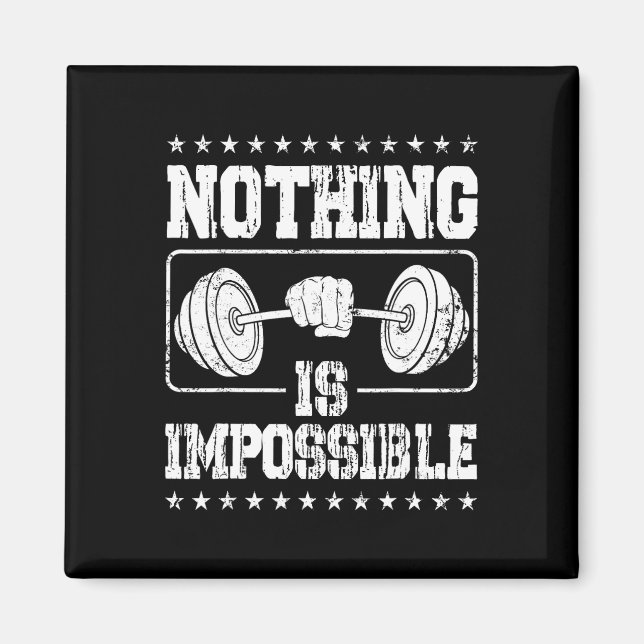 Íman Strongman Nada É Impossível O Acesso Do Criador De (Frente)