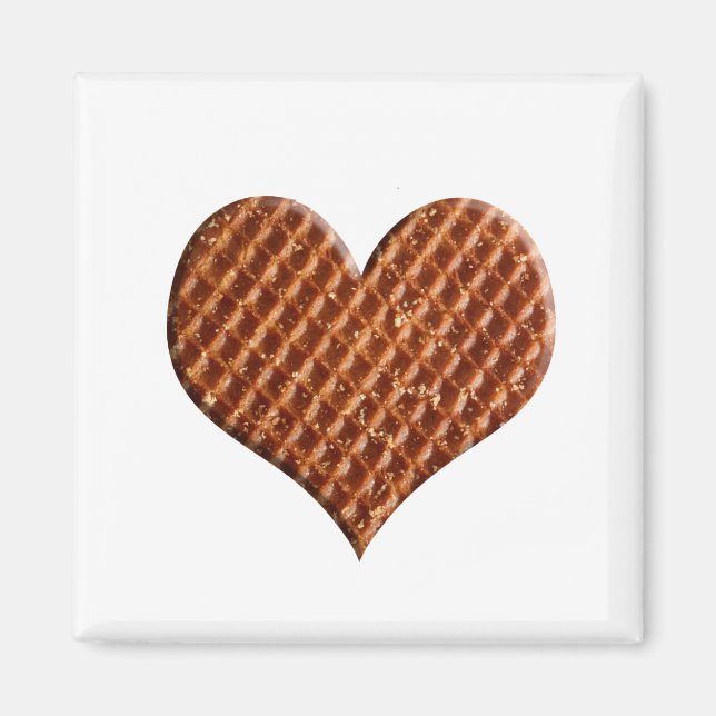 Íman Stroopwafel hartjes (Frente)