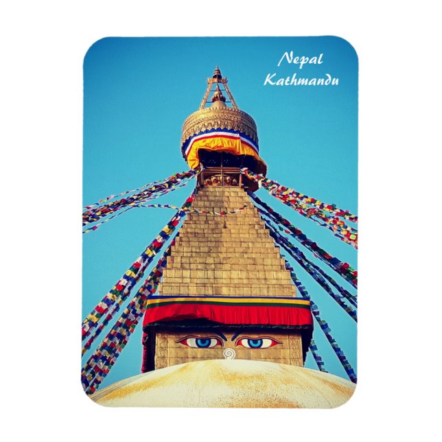 Íman Stupa - Boudhanath, Dharma, Kathmandu, Nepal (Vertical)