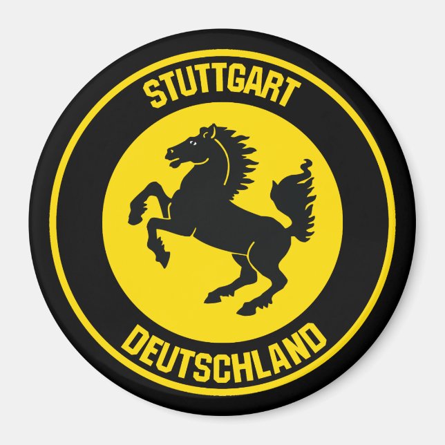 Íman Stuttgart Round Emblem (Frente)