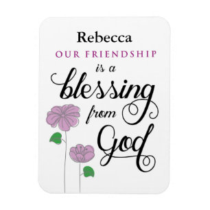 Íman Sua amizade é uma bênção do ímã do deus