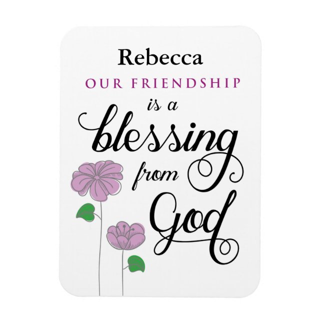 Íman Sua Amizade é uma Bênção do Magneta de Deus (Vertical)