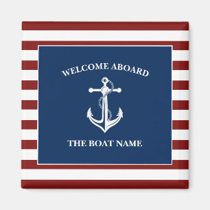 Íman Sua Anchor de Nome do Barco