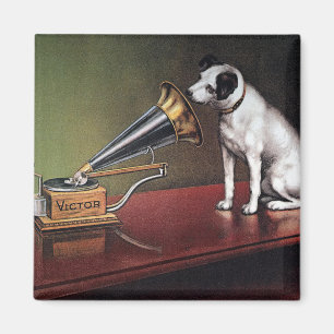 Íman Sua Cor de Vintagem de Voz do Mestre