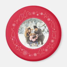 Íman Sua foto com a coroa de natal original