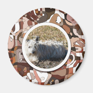 Íman SUA foto do costume do cão da maravilha