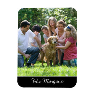 Íman Sua Foto e Nome, ou Mensagem, em Script Branco