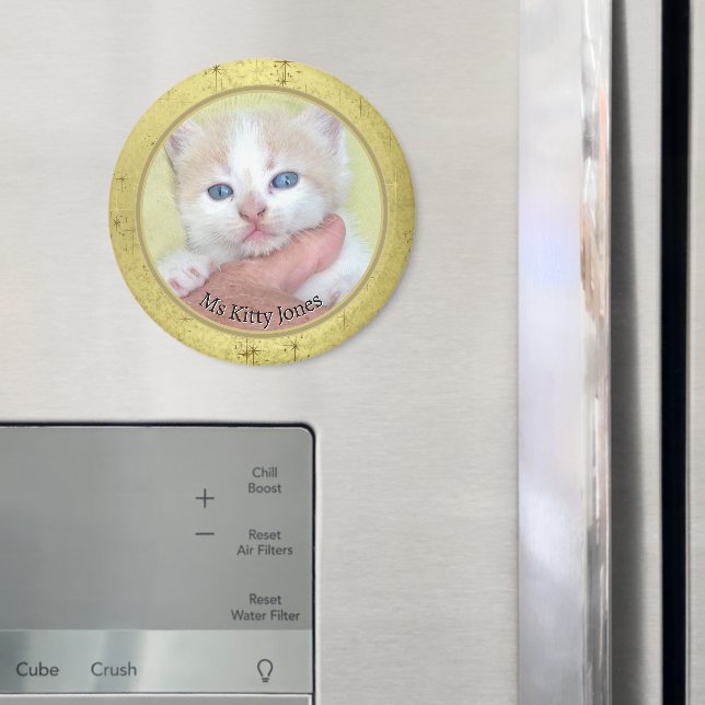 Íman Sua Foto/Texto - Oferta Anual Tradicional - Ouro (In Situ (Fridge))