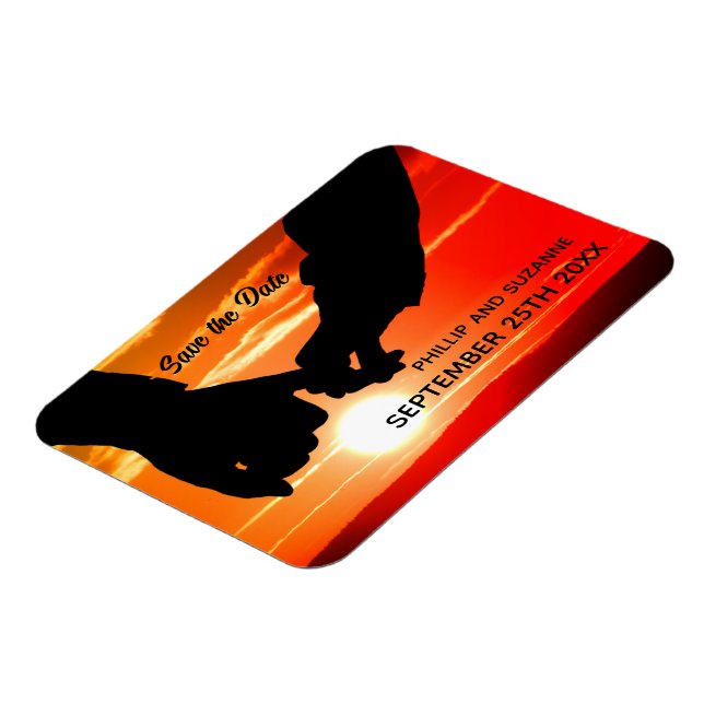 Íman Sua Imã salve a data Romântica Personalizada de Fo (Left Side)