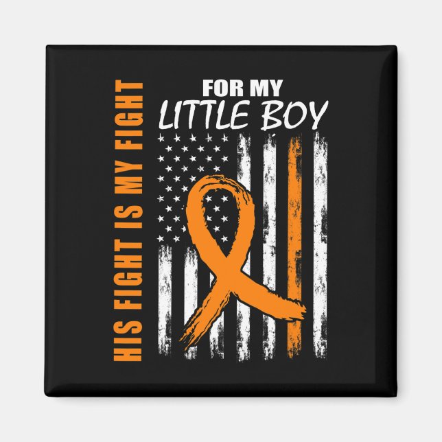 Íman Sua Luta É A Minha Luta Com O Filho Pequeno Leucem (Frente)