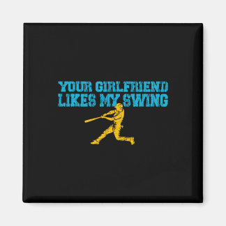 Íman Sua Namorada Gosta do Meu Swing Vintage Engraçado 