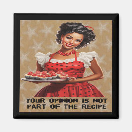 Íman Sua opinião não é parte da receita