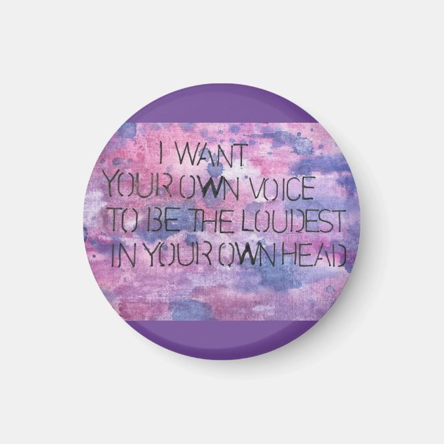 Íman sua voz é a mais alta (Frente)