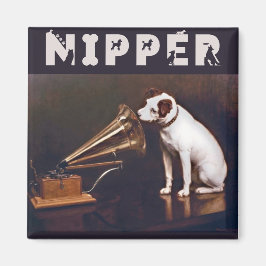 Íman Sua Voz Mestre Nipper o Cachorro