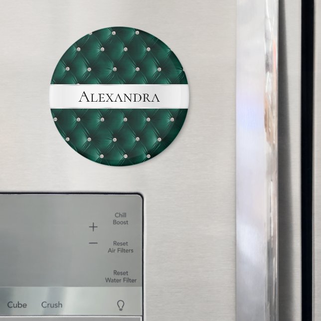 Íman Suave Teal Green Luxury faux Velvet (In Situ (Fridge))