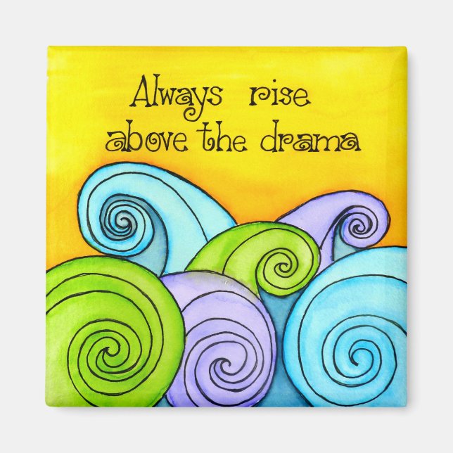 Íman Suba acima do drama (Frente)