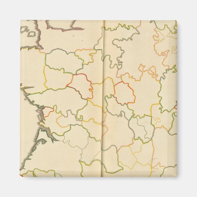 Íman Subdivisões da França (Frente)