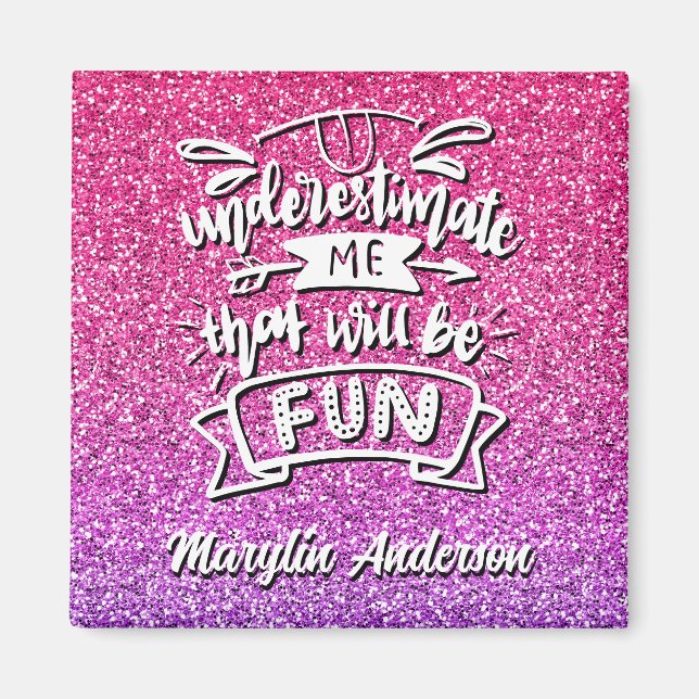 ÍMAN SUBESTIME-ME QUE SERÁ DIVERTIDO PERSONALIZADO (Frente)