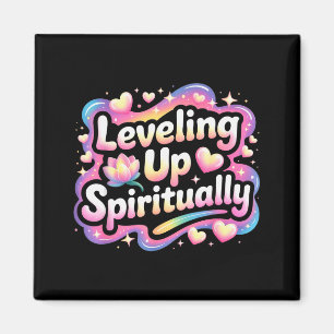 Íman Subindo de Nível Espiritualmente Meditação Mindful