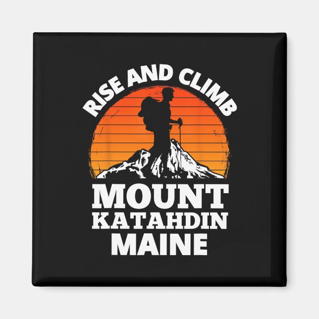 Íman Subir e Escalar Monte Katahdin Escalada de Montanh (Frente)