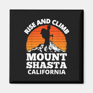 Íman Subir e escalar Monte Shasta Califórnia Montanha C