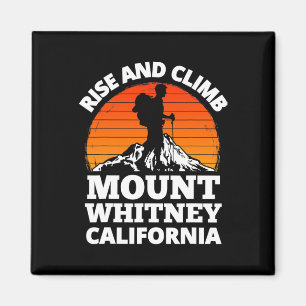 Íman Subir e Escalar Monte Whitney Califórnia Montanha