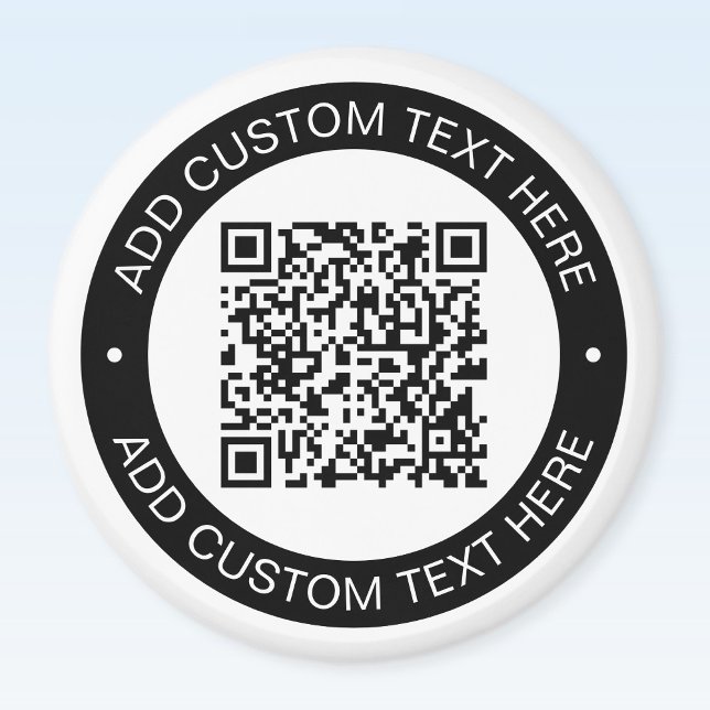 Íman Substitua pelo seu próprio código QR ou imagem car (Criador carregado)