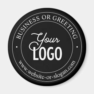 Íman Substituição fácil do logotipo e texto personal