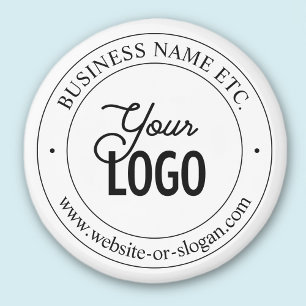 Íman Substituição fácil do logotipo e texto personal