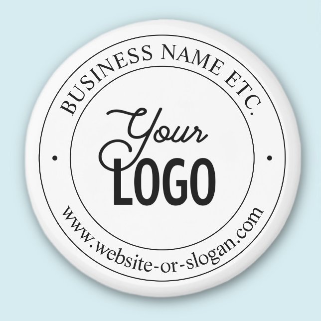 Íman Substituição fácil do logotipo e texto personalizá (Criador carregado)