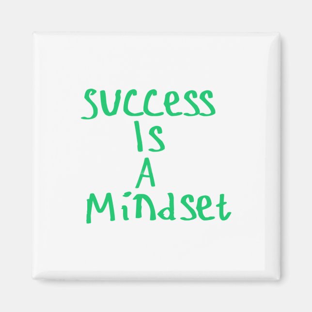 Íman Sucesso É Um Adesivo De Mindset (Frente)