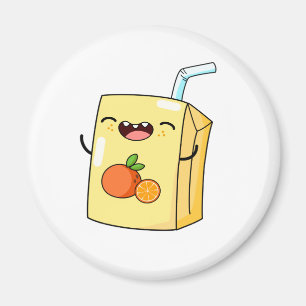 Íman Suco de laranja Kawaii