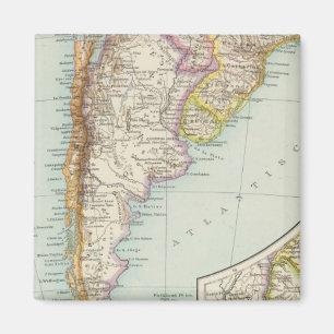 Íman Sudamerika súmula o Blatt - Mapa da América do S