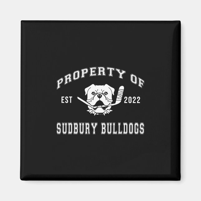 Íman Sudbury Bulldog Divertido 2 (Frente)