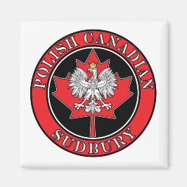 Íman Sudbury Round Polonês Folha