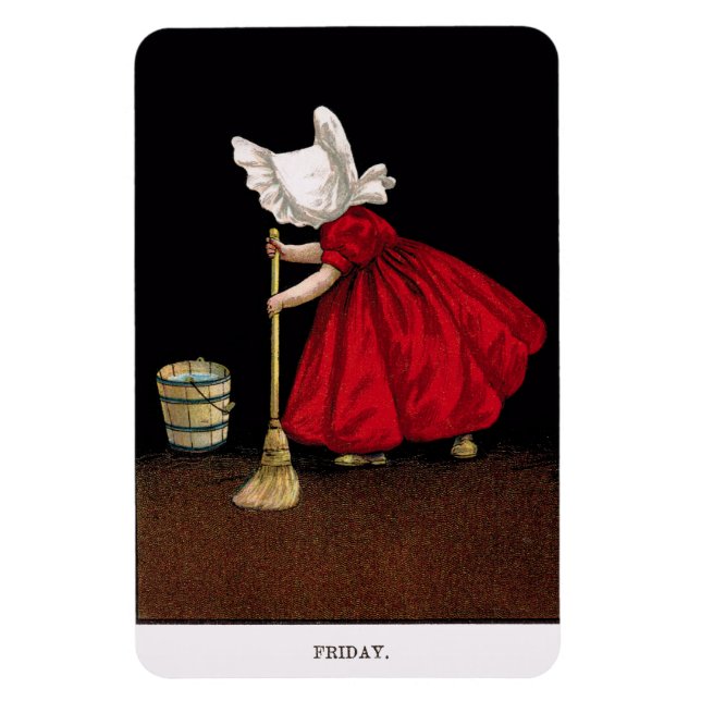 Íman Sue Magnet Sunbonnet, no início da década de 1900 (Vertical)