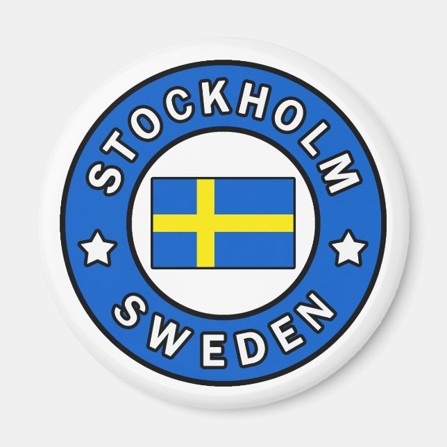Íman Suecia de Estocolmo (Frente)