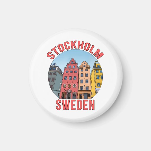 Íman Suecia de Estocolmo (Frente)
