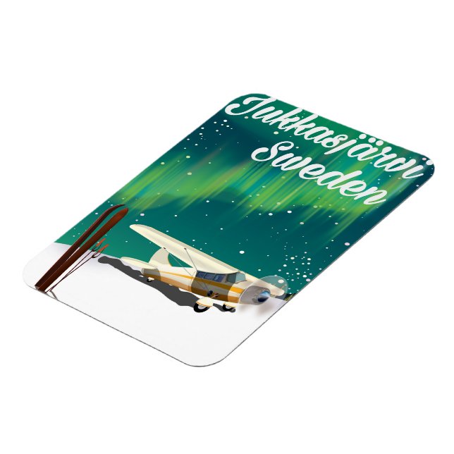 Íman Suecia Jukkasjärvi Luzes de Norte de férias (Left Side)