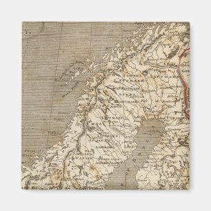 Íman Suecia, Mapa da Noruega por Arrowsmith