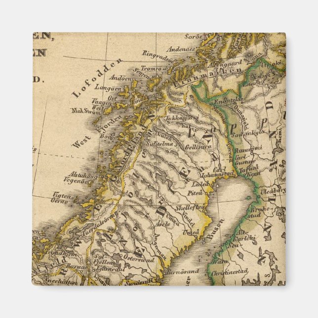 Íman Suecia, Noruega e Finlândia (Frente)