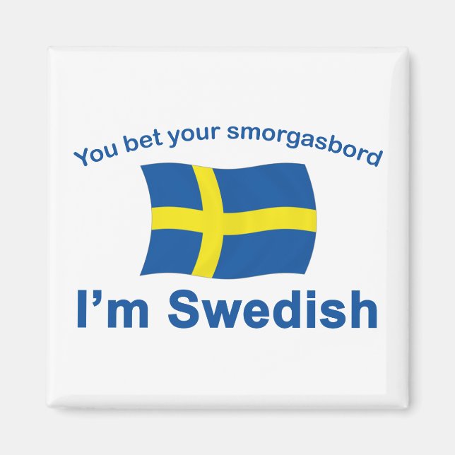 Íman Suecia Smorgasbord 1 (Frente)