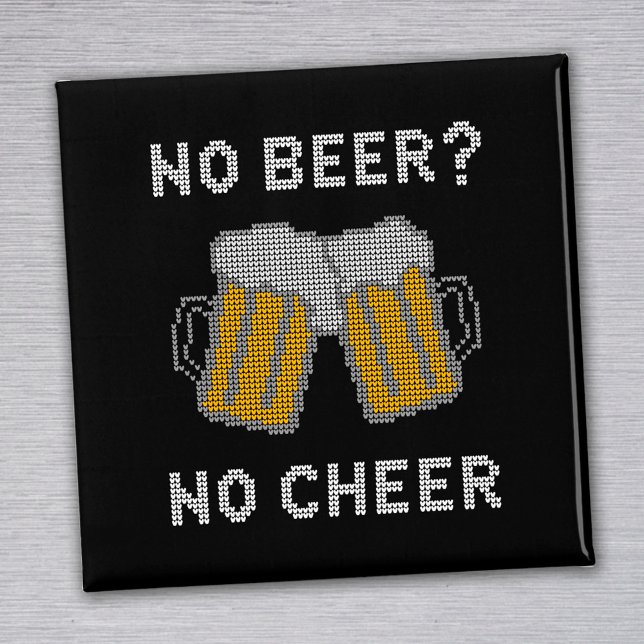 Íman Suéter Feio Sem Cerveja Sem Alegria (Criador carregado)