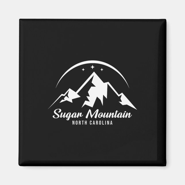 Íman Sugar Mountain North Carolina Ski Resort Skiing Sn (Frente)