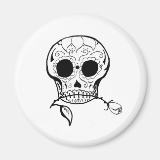 Íman Sugar Skull Día de los Muertos