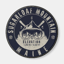 Sugarloaf Mountain Maine Vintage Souvenirs