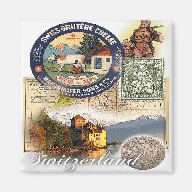 Íman suiça (Frente)