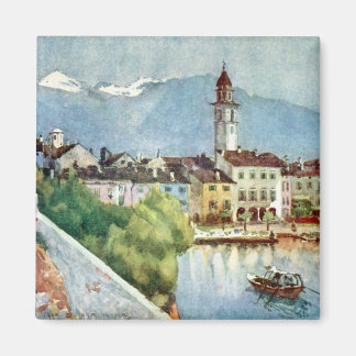 Íman Suiça de Ascona no lago Maggiore, 1918