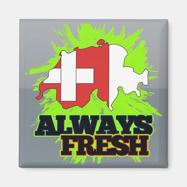 Íman Suiça sempre fresca (Frente)